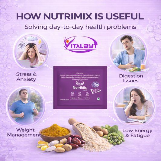 Vitalbyt NutriMix – Add-to-Food Daily Nutrition (Ages 8 to 30)