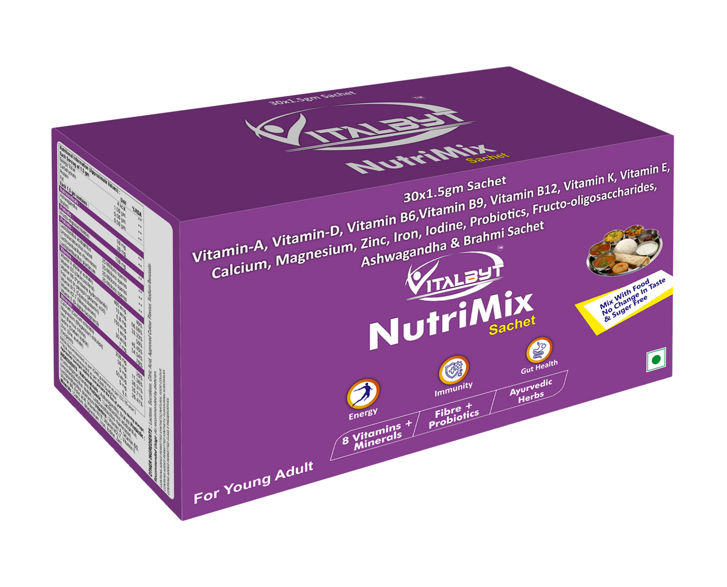Nutrimix Sachets For 11 To 35 Years Old