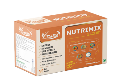 Vitalbyt Nutrimix Sachets for 30+ (Mix With Food)