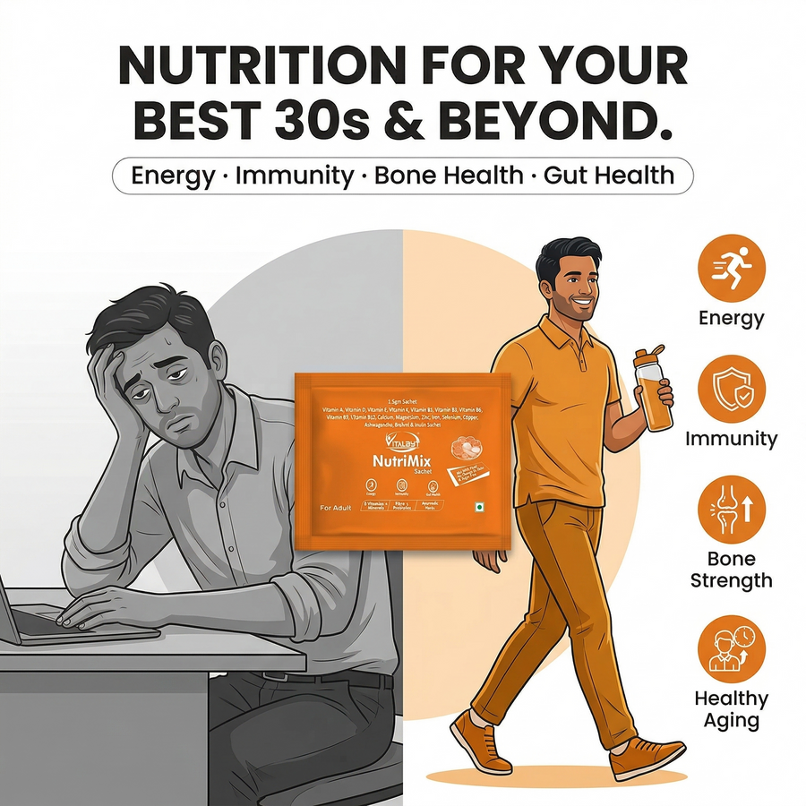 Vitalbyt Nutrimix Sachets for 30+ (Mix With Food) — view 2