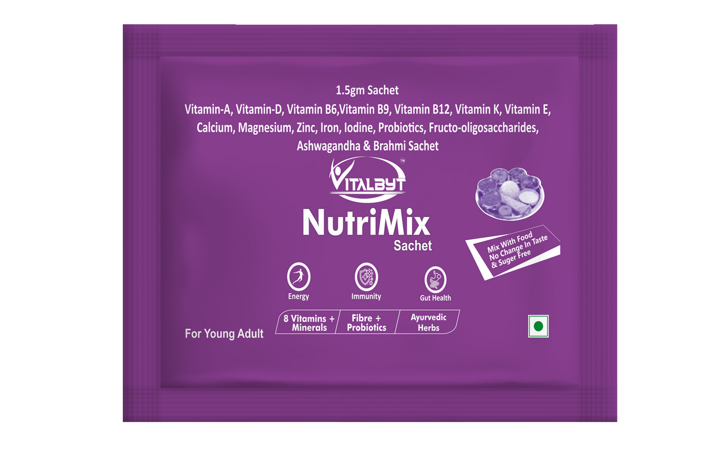 Nutrimix Sachets For 11 To 35 Years Old