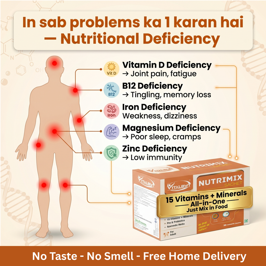 Vitalbyt Nutrimix Sachets for 30+ (Mix With Food) — view 3
