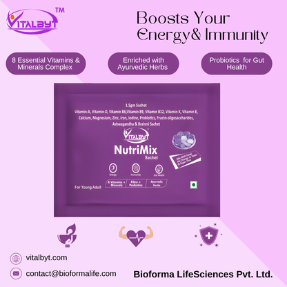 Nutrimix Sachets For 11 To 35 Years Old