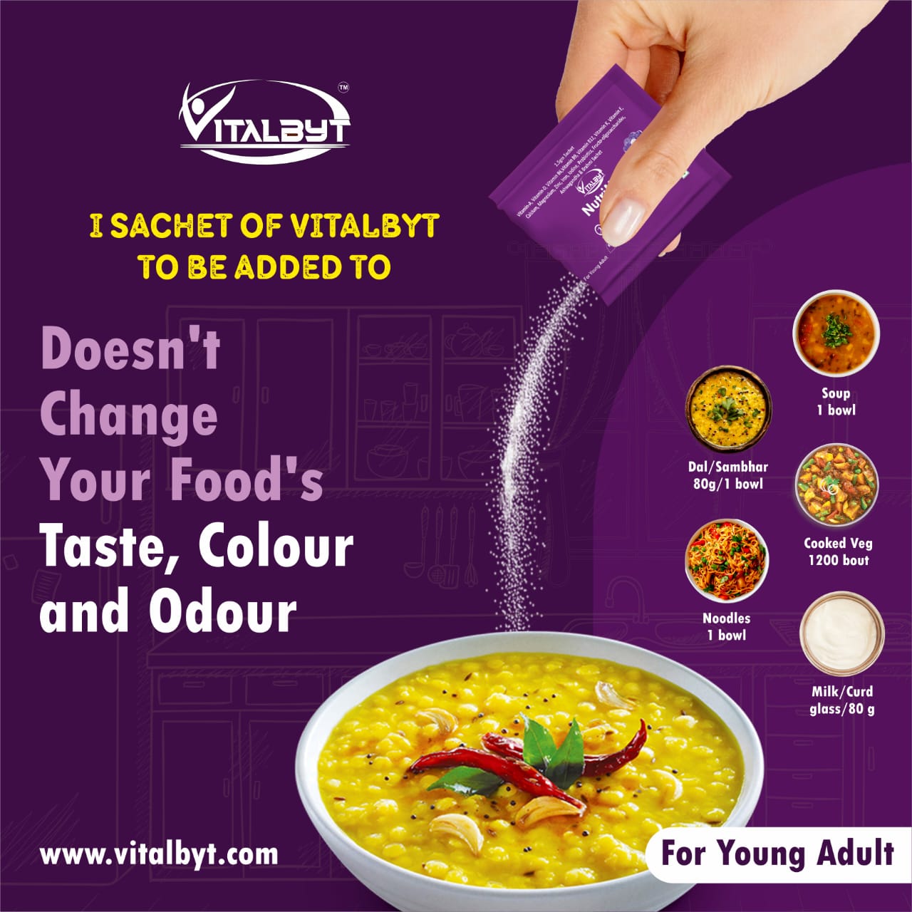 Nutrimix Sachets For 11 To 35 Years Old