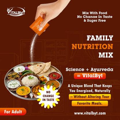 Vitalbyt Nutrimix Sachets for 35+ (Mix With Food)